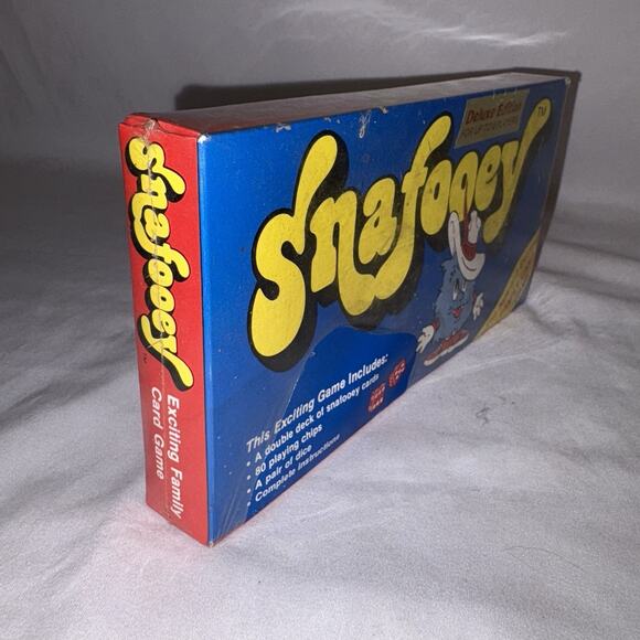 Snafooey Card & Dice Game Deluxe Edition - Snafoo Games 1982 Vintage SEALED NEW - Picture 4 of 6
